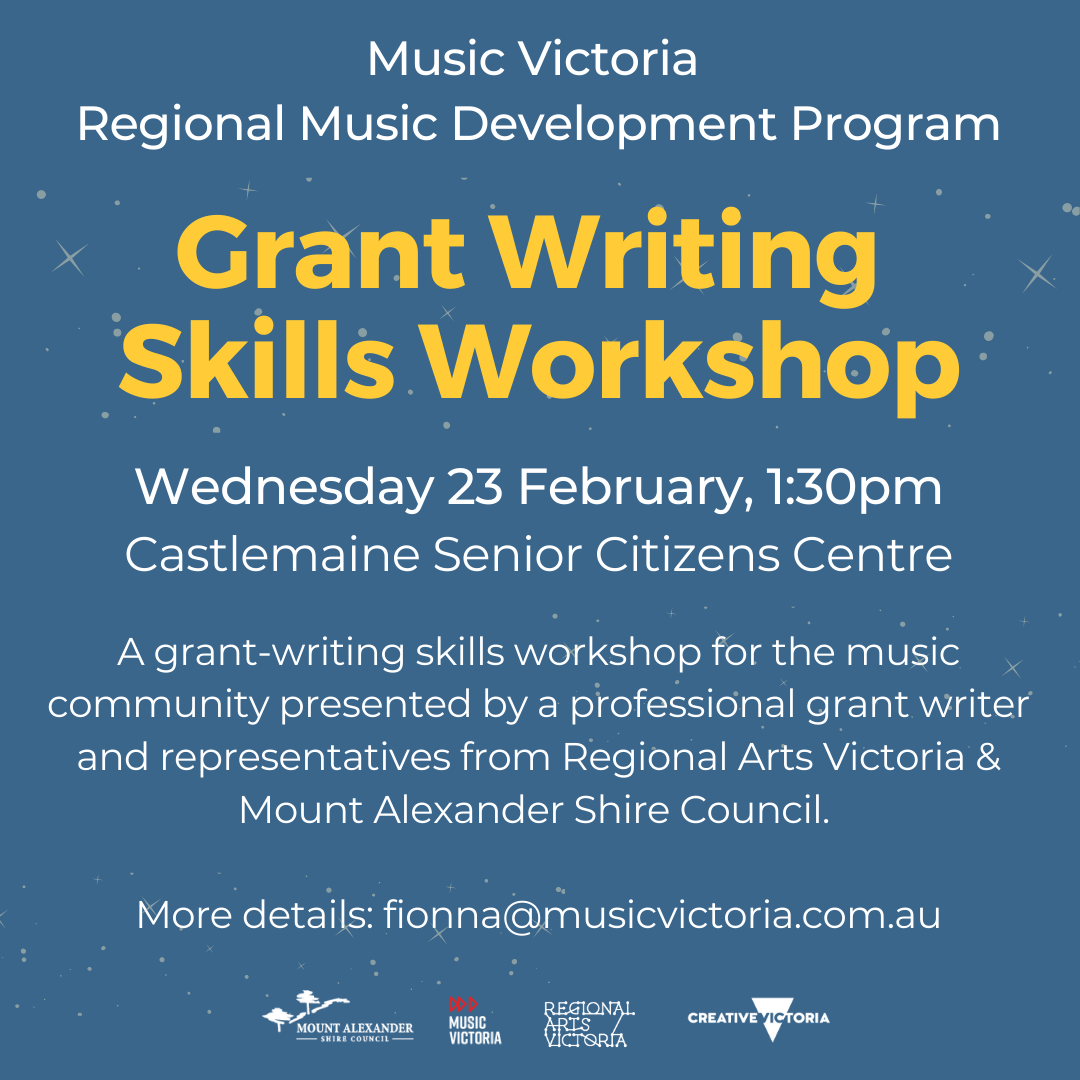 Grant Writing Workshop Feb Music