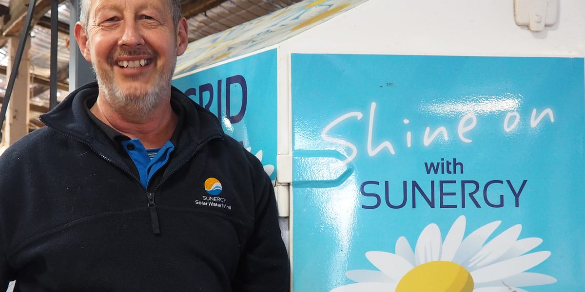 Sunergy Managing Director Tony Smith at the company’s office in California Gully