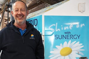 Sunergy Managing Director Tony Smith at the company’s office in California Gully